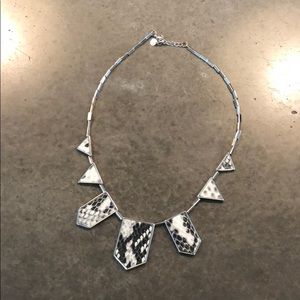 House of Harlow snake skin necklace